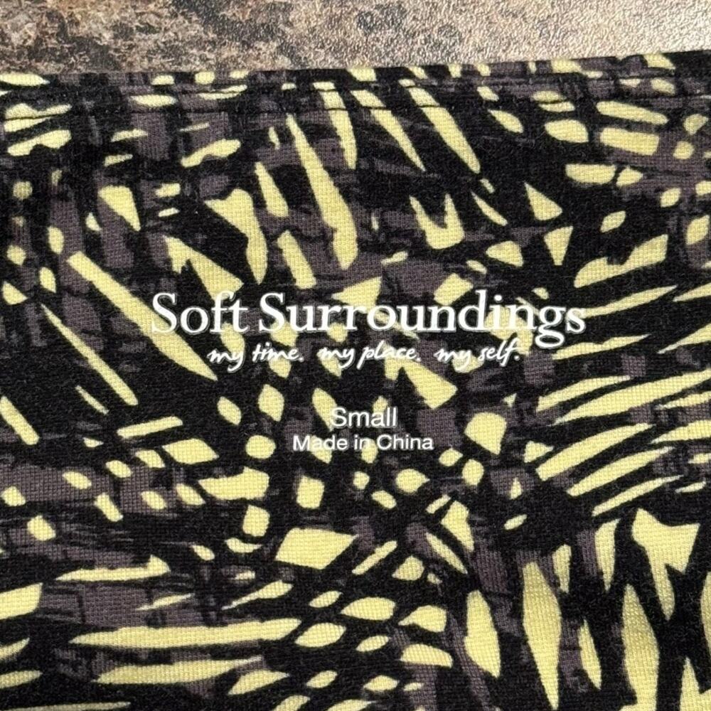 Soft Surroundings Leggings Pull On Academia Athleisure Cottage Minimalist Small - Picture 2 of 4